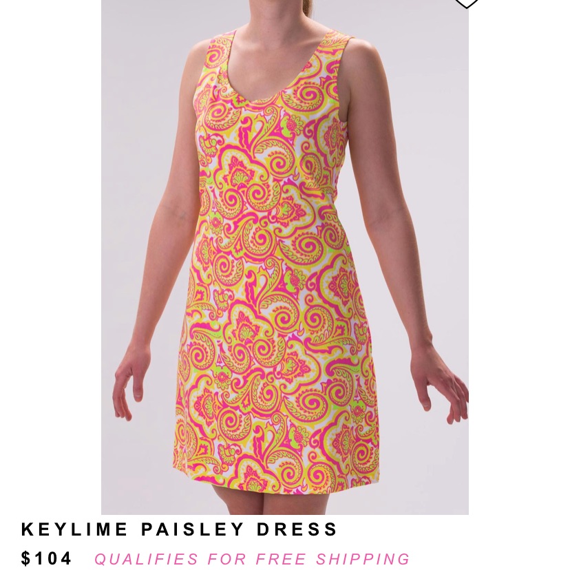 Britt Ryan Keylime Paisley Dress